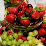 Arranjo frutas natalinas