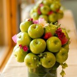 Arranjo maçã verde