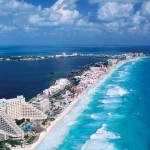 Cancun praias com água cristalina