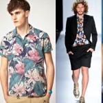 Moda masculina 2013 camisas estampadas