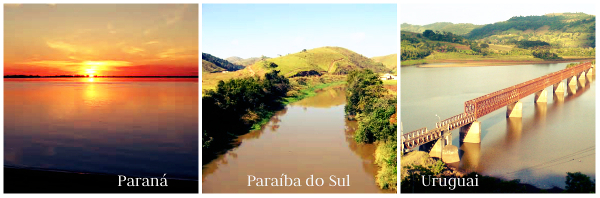Principais rios da nossa Mata Atlântica.