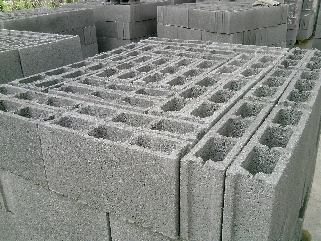 Bloco de Concreto média de preço. Blocos de concreto