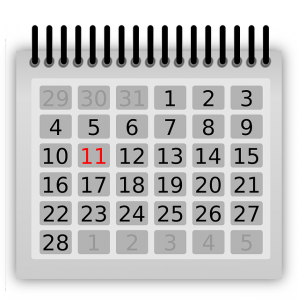 O calendário é um aliado na busca pela compreensão do ciclo.