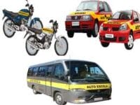 veículos para aulas de condução