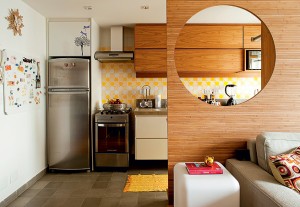 Cozinha bege (Foto: Reprodução)