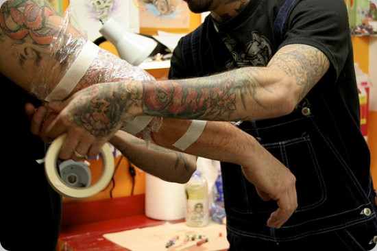 cuidados com a tatuagem