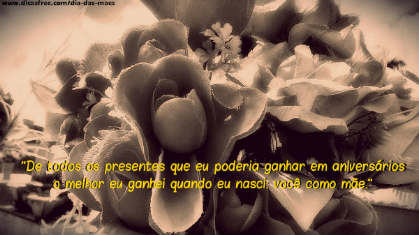 Mãe, rainha eterna.
