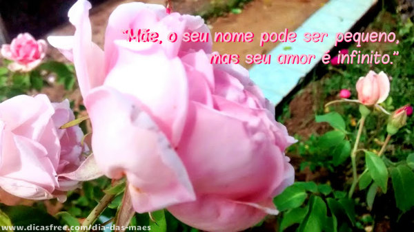 Mãe, você é luz.