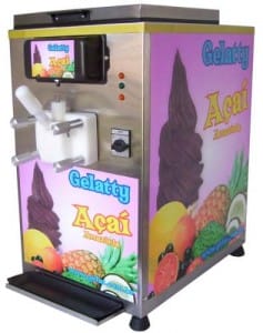 Máquina de Sorvete e Açaí. máquina