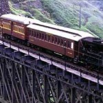 Trem em funcionamento